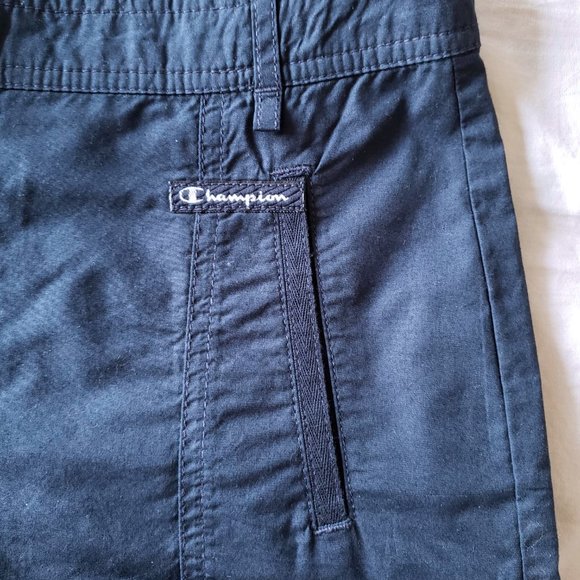 NWT Champion Wide Cropped Pants (Size S, Navy) - Picture 6 of 6